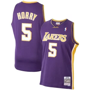 Hermoso Sofisticado Práctico Robert Horry Los Angeles Lakers 1999/00 Hardwood Classics Swingman Jersey Purple  para la gran final