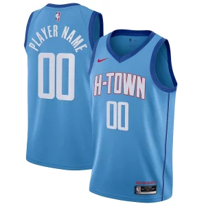 Chulo Original Encantador Houston Rockets Nike 2020/21 Swingman Custom Jersey Blue City Edition  para la gran final