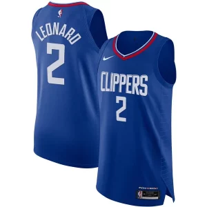 Cool Perfecto Resistente Kawhi Leonard LA Clippers Nike Authentic Jersey Association Edition Royal  para la gran final