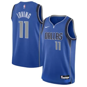 Clásico Chulo Sofisticado Kyrie Irving Dallas Mavericks Nike Youth Swingman Jersey Icon Edition Blue  para la gran final