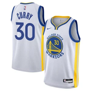 Delicioso Bonito Encantador Stephen Curry Golden State Warriors Nike Youth Performance Swingman Jersey Association Edition White  para la gran final