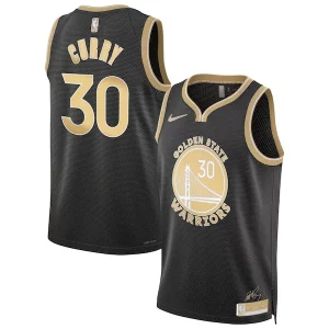 Sofisticado Versátil Stephen Curry Golden State Warriors Nike Unisex Select Series Swingman Jersey Black  para la gran final