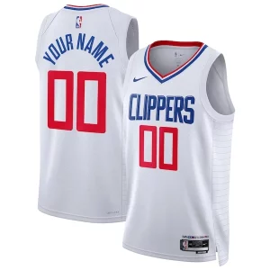 Increíble Genial LA Clippers Nike Unisex Swingman Custom Jersey White Association Edition  para la gran final