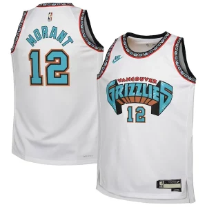 Elegante Ja Morant Memphis Grizzlies Nike Youth 2024/25 Swingman Jersey White Classic Edition  para la gran final