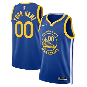 Moderno Delicioso Práctico Golden State Warriors Nike Unisex Swingman Custom Jersey Royal Icon Edition  para la gran final