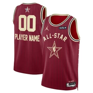 Bonito Hermoso Duradero Jordan Brand Unisex 2024 NBA All Star Game Swingman Custom Jersey Crimson  para la gran final