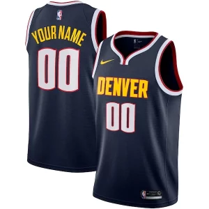 Hermoso Genial Ideal Denver Nuggets Nike 2022/23 Swingman Custom Jersey Icon Edition Navy  para la gran final