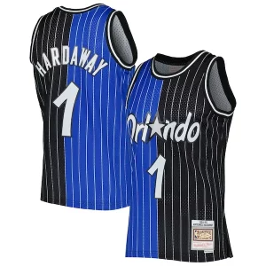 Fácil de llevar Penny Hardaway Orlando Magic Hardwood Classics 1994/95 Split Swingman Jersey Blue/Black  para la gran final