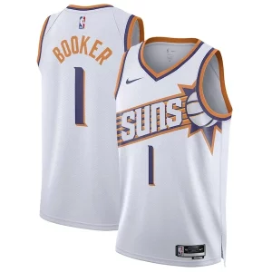 Increíble Único Hermoso Devin Booker Phoenix Suns Nike Unisex Swingman Jersey Association Edition White  para la gran final