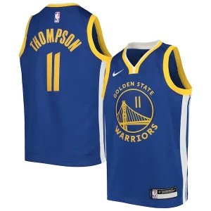 Delicioso Magnífico Klay Thompson Golden State Warriors Nike Youth Team Swingman Jersey Icon Edition Blue  para la gran final