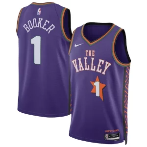 Cool Atractivo Chulo Devin Booker Phoenix Suns Nike Unisex 2024/25 Swingman Player Jersey City Edition Purple  para la gran final