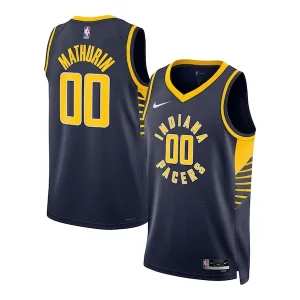 Delicioso Fácil de llevar Elegante Bennedict Mathurin Indiana Pacers Nike Unisex Swingman Jersey Icon Edition Navy  para la gran final