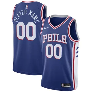 Increíble Robusto Philadelphia 76ers Nike 2020/21 Swingman Custom Jersey Icon Edition Royal  para la gran final