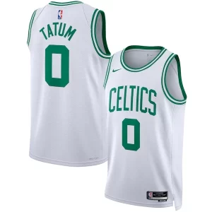 Clásico Jayson Tatum Boston Celtics Nike Unisex Swingman Jersey Association Edition White  para la gran final