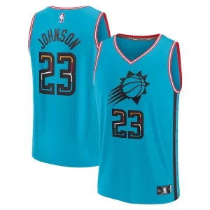 Único Comodo Delicioso Cameron Johnson Phoenix Suns Youth 2022/23 Fast Break Jersey City Edition Turquoise  para la gran final