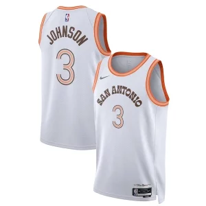 Ideal Atractivo Único Keldon Johnson San Antonio Spurs Nike Unisex 2023/24 Swingman Jersey White City Edition  para la gran final
