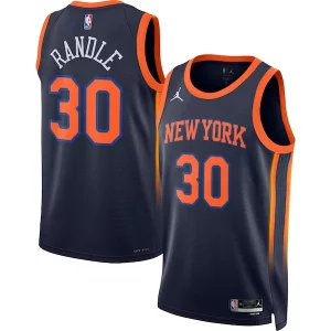 Original Julius Randle New York Knicks Jordan Brand Unisex Swingman Jersey Statement Edition Navy  para la gran final