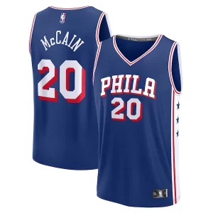 Versátil Elegante Jared McCain Philadelphia 76ers Youth 2024 NBA Draft Fast Break Player Jersey Icon Edition Royal  para la gran final