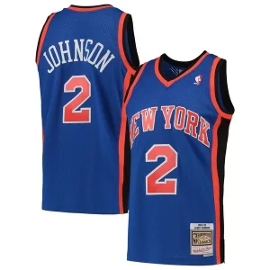 Fácil de llevar Moderno Increíble Larry Johnson New York Knicks 1998/99 Hardwood Classics Swingman Jersey Blue  para la gran final