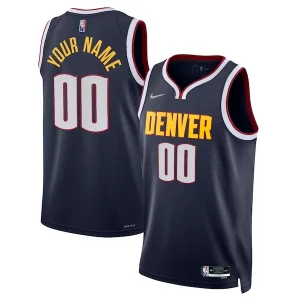 Versátil Cool Ideal Denver Nuggets Nike 2021/22 Diamond Swingman Custom Jersey Icon Edition Navy  para la gran final