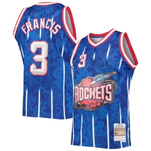 Moderno Estupendo Steve Francis Houston Rockets Hardwood Classics 1999/00 Lunar New Year Swingman Jersey Blue  para la gran final