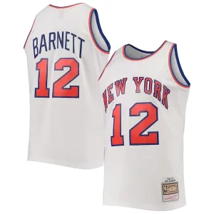 Bonito Dick Barnett New York Knicks 1969/70 Hardwood Classics Swingman Jersey White  para la gran final