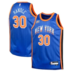Hermoso Julius Randle New York Knicks Nike Youth Swingman Replica Jersey City Edition Blue  para la gran final