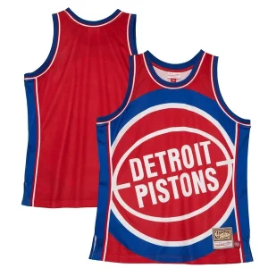Robusto Detroit Pistons Hardwood Classics Blown Out Fashion Jersey Red  para la gran final