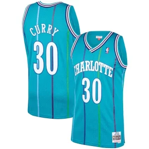 Clásico Bonito Dell Curry Charlotte Hornets 1992/93 Hardwood Classics Swingman Jersey Teal  para la gran final