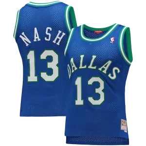 Atractivo Steve Nash Dallas Mavericks Women's 1998/99 Hardwood Classics Swingman Jersey Blue  para la gran final