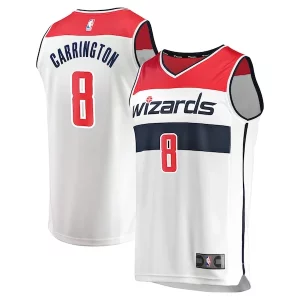 Elegante Atractivo Carlton Carrington Washington Wizards Youth Fast Break Replica Player Jersey Association Edition White  para la gran final
