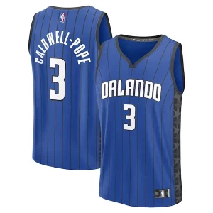 Maravilloso Hermoso Cool Kentavious Caldwell Pope Orlando Magic Fast Break Replica Player Jersey Statement Edition Blue  para la gran final