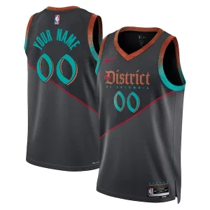 Lujoso Chulo Robusto Washington Wizards Nike Unisex 2023/24 Custom Swingman Jersey Black City Edition  para la gran final