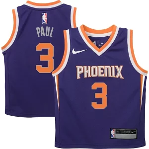 Magnífico Genial Chris Paul Phoenix Suns Nike Preschool 2021/22 Replica Jersey Icon Edition Purple  para la gran final