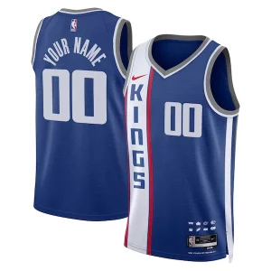 Original Sacramento Kings Nike Unisex 2023/24 Custom Swingman Jersey Blue City Edition  para la gran final