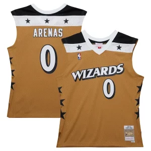 Estupendo Gilbert Arenas Washington Wizards 2006/07 Hardwood Classics Swingman Jersey Gold  para la gran final