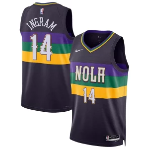 Lujoso Brandon Ingram New Orleans Pelicans Nike Unisex 2022/23 Swingman Jersey City Edition Purple  para la gran final