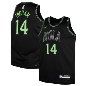 Comodo Genial Resistente Brandon Ingram New Orleans Pelicans Nike Youth Swingman Replica Jersey City Edition Black  para la gran final