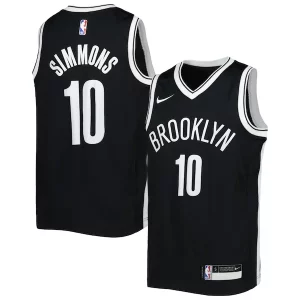 Hermoso Bonito Comodo Ben Simmons Brooklyn Nets Nike Youth Swingman Jersey Icon Edition Black  para la gran final