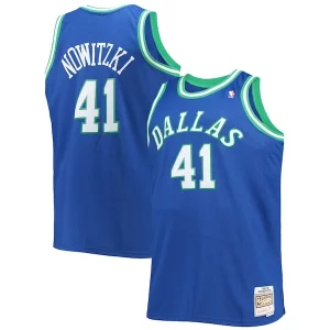 Chulo Fácil de llevar Dirk Nowitzki Dallas Mavericks Big & Tall 1998/99 Hardwood Classics Swingman Jersey Blue  para la gran final