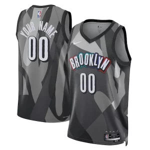 Estupendo Fantástico Sofisticado Brooklyn Nets Nike Unisex 2024/25 Custom Swingman Jersey City Edition Gray  para la gran final