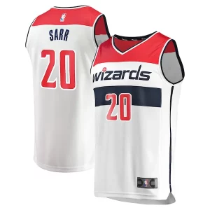 Lujoso Perfecto Único Alexandre Sarr Washington Wizards Youth Fast Break Replica Player Jersey Association Edition White  para la gran final
