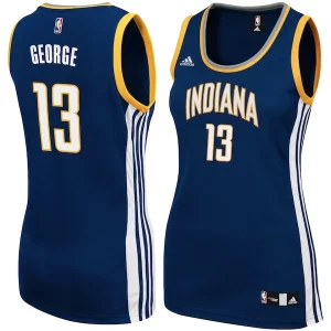 Chulo Práctico Paul George Indiana Pacers adidas Women's Replica Jersey Navy  para la gran final