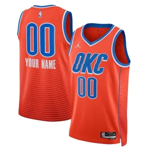 Versátil Bonito Resistente Oklahoma City Thunder Jordan Brand Unisex 2022/23 Swingman Custom Jersey Statement Edition Orange  para la gran final