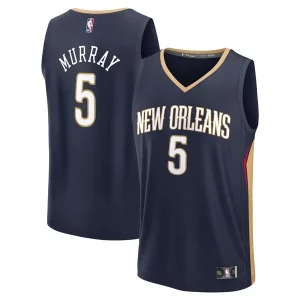 Comodo Dejounte Murray New Orleans Pelicans Youth Fast Break Replica Player Jersey Icon Edition Navy  para la gran final