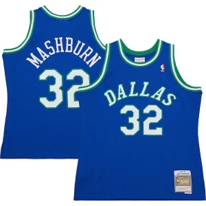 Único Jamal Mashburn Dallas Mavericks 2001/02 Hardwood Classics Swingman Jersey Blue  para la gran final