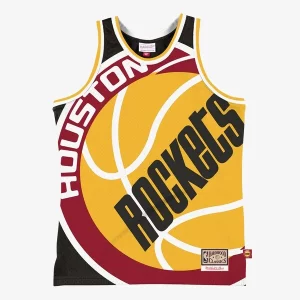 Hermoso Ideal Exquisito Houston Rockets Hardwood Classics Blown Out Fashion Jersey Black  para la gran final