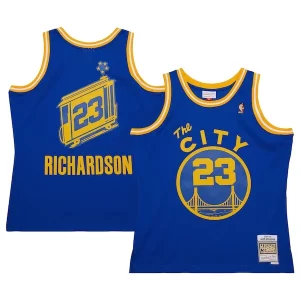 Fantástico Genial Chulo Jason Richardson Golden State Warriors 2004/05 Hardwood Classics Swingman Jersey Royal  para la gran final