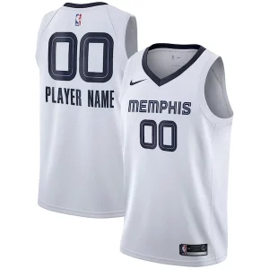 Increíble Memphis Grizzlies Nike 2020/21 Swingman Custom Jersey Association Edition White  para la gran final