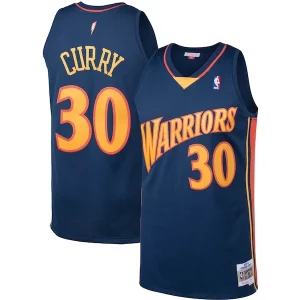 Lujoso Delicioso Stephen Curry Golden State Warriors 2009/10 Big & Tall Hardwood Classics Swingman Jersey Navy  para la gran final